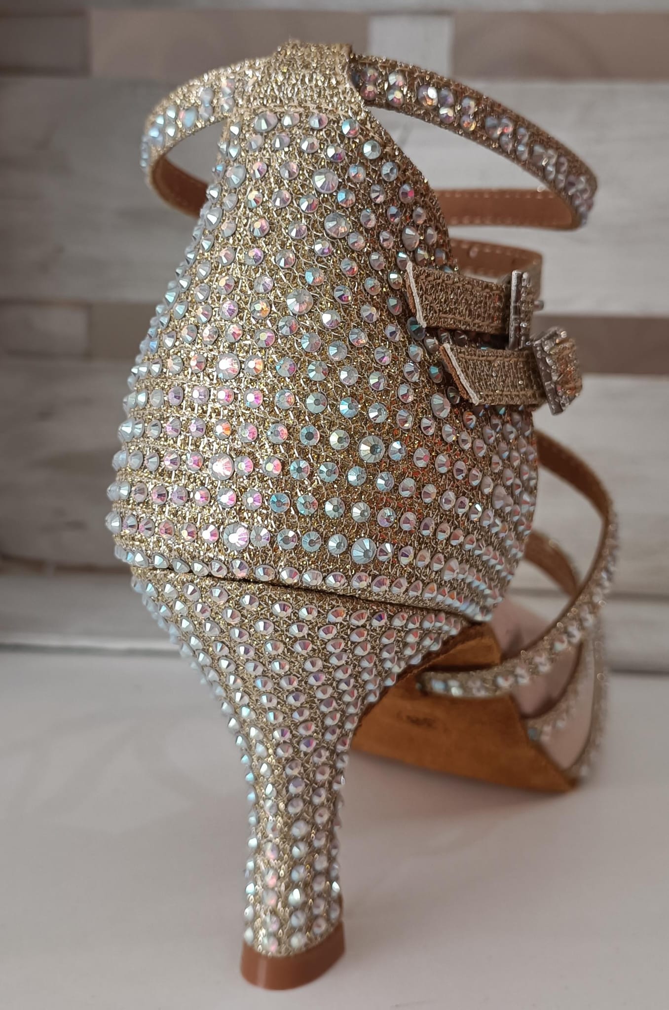 Go Salera ® Zapatos de baile Dorado Bluma